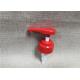 Red Liquid Dispenser Pump , Screw On Type Pump Dispenser Top 28 / 410