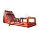 Triple Lane Kids / Adult Inflatable Slide Colorful With Efficient Air Blower