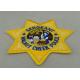 Crafts Toys Custom Embroidery Patch Back Side Police Patch Badge