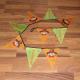 Fall Harvest Triangle Flag Bunting Scarecrow
