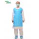 Disposable Safety Non Stimulating PE kitchen apron Without Sleeves