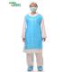 Disposable Safety Non Stimulating PE kitchen apron Without Sleeves