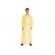 Patient Treatment Medical Isolation Gowns , Surgical Protective Clothing Yellow
