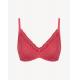 EN14225-1 Women Rash Guard Astral Clay DD/E Bikini Top With Back Slip For Surfing And Swiming