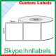 Custom Thermal Label 102mmX99mm/1 Plain D/Thermal Roll Removable, 1,500Lpr 76mm core
