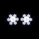 Girl White Silver Pearl Earrings Sterling Silver Jewelers With Elegant Snowflake