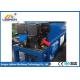 Blue color  Full Automatic Durable Half Round Metal Gutter Roll Forming Machine cost effective
