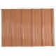 Corrugated Shape Waterproof Plastic PVC Roof Tiles With Accessories 1130mm Width