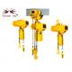 Bright Yellow Steel Electric Chain Hoist 1t 5t Heavy Duty OEM Lift Speed
