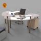 Contemporary Solid Surface Office Furniture , Boss Table For Office
