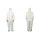 EN1149-5 Anti Static Type5/6 Disposable SMMS Chemical Protective Coverall With Hood
