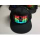 sound-Activated party LED hat Light up music flashing el cap  Wireless voice controller  Hip Hop el hat  With Inverter