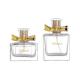 Luxury 50ml Glass Perfume Bottle 10000pcs With Gold Bow Cap