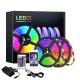 LED Light Source 5M 10M 20M 5V IP20 5050 RGB USB Color Changing Music Flex Decoration