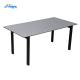 1800*850mm Knock-Down Solid Top Dining Table With Ceramic Top Dt-996-165