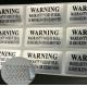 Custom print labels Silver Tamper Evident Security VOID Labels Stickers Seal