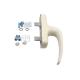 Polished Surface Double Side Fork Handle Outward Opening Handle for Window