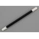 Double Layer Cloth Head Black Cotton Swabs , Consumable Cotton Tipped Swabs