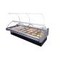 Commercial Deli Display Chiller Single Temperature Meat Showcase For Catering