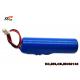 Blue Rechargeable Li Ion Battery Pack INR18650 3.7V 2500mAh 1000 Times Cycle Life