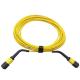 12F 3.0mm MPO Patch Cable LSZH Low Loss With Flexible Boot SM G657A1 Model
