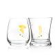 Hot Sale Diamond Decorated Couple Mug Stemless Crystal Whiskey Glass Gift