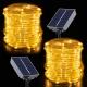 Solar Leather Wire LED Holiday Lights Courtyard Decorated Christmas Fairy Lights