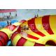 Adult Long Big Water Slides For Amusement Park / Space Bowl Water Slides 180riders/H Capacity