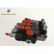 3 Sections Manual Hydraulic Directional Control Valves SD53 , Hydraulic Hand Lever Valve