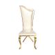 Wholesale Soft Dining Chair With Beetle Shell and Metal Legs