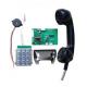 Industrial Analog Telephone Circuit Board with Keypad and Handset