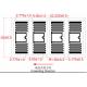 Factory 44*19mm UHF rfid long rang tag rfid sticker uhf label tag , UHF RFID label , RFID UHF WET INLAY