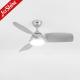 42 Ceiling Fan Plastic Cover Sliver With Light High Air Volume 6 Speeds