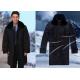 Winter Dark Color Security Guard Uniform Wind Resistant With Two Pieces Set