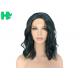 Black Short Natural Wave Synthetic Cosplay Wigs For Lady Heat Resistant 150g - 250g