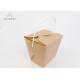 Food Pails Paper Takeaway Boxes Recyclable To Go Containers Water Resistant