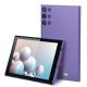 C Idea Portable 8 Inch Tablet PC With Case 5000mAh Battery Life Dual Camera 5MP+8MP Sim Card Slot Purple