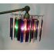 250*180MM Acrylic Beaded Pendant Shade DIY Chrome Plated For Frame