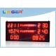 7 Segments LED Electronic Scoreboard For Outdoor Tennis OEM / ODM Available