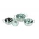 Stainless Steel Kitchen Cookware Sets 0.5mm Thickness Mirror Polish Inside And Outside
