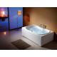 M1811 Whirlpool Acrylic Massage Bathtub Pure Sanitary Grade 1800×1100×580mm
