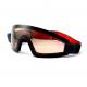 Universal Size Skydiving Sunglasses With Adjustable Headband Soft Face Foam