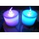 variety of colors changing LED tea light candle with remote control