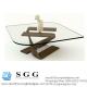 Excellence quality Living Space Furniture Design Glass Table top