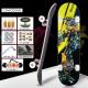 Sturdy 4 Wheels Custom Complete Skateboards For Professional Riders