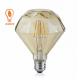 D95 4W E27 LED Light Bulb , Diamond Decorative Filament LED Bulbs 2200k