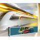 Vehicle 36.6/37/38 Inch Stretched LCD Display Bar For Bus Metro Train Coach