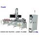 Single Arm 4 Axis CNC Router Machine For Caring Drilling Holes On Square Cylinder