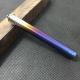 Nitridized Rainbow Color Titanium Toothpick Holder Outdoor Accessory ISO9001