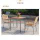Outdoor Restaurant Furniture Sets with Waterproof Aluminium Material and Luxury Design